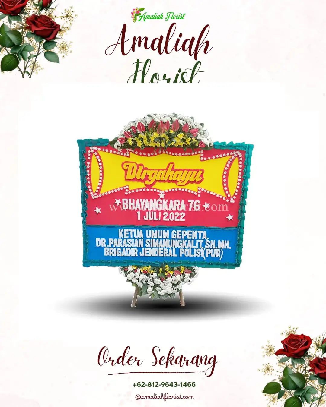 Papan Bunga HUT Ulang Tahun Pandak Bandung